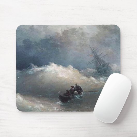 Tapis De Souris Bateau Abandon Mousepad (Avec souris)