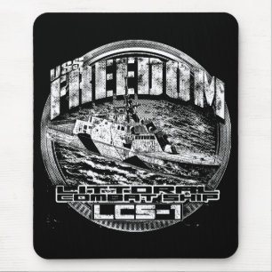 Tapis De Souris Bateau de combat Littoral Liberté Mousepad Mousepa