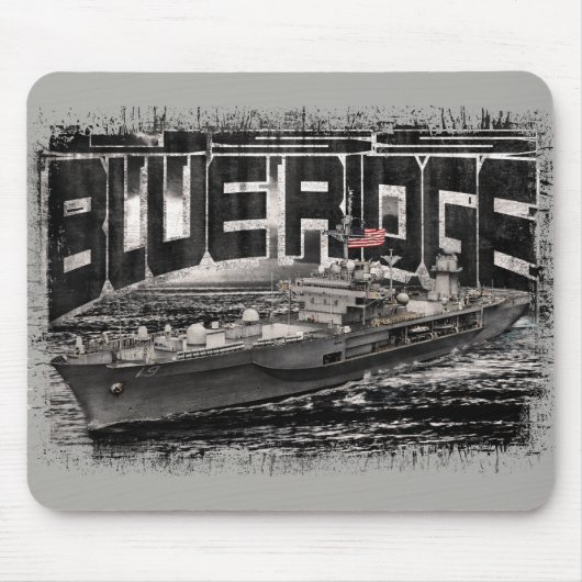Tapis De Souris Bateau de commandement Blue Ridge Mousepad (Devant)