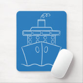 Tapis De Souris Bateau de croisière (Avec souris)