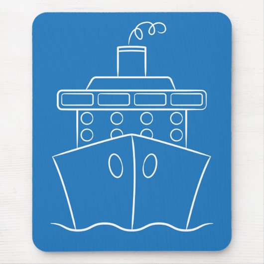 Tapis De Souris Bateau de croisière (Devant)