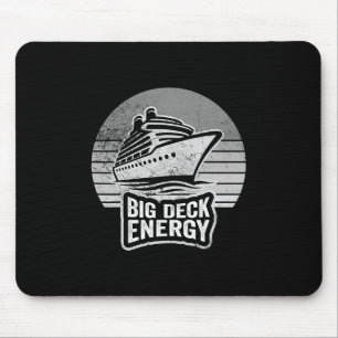 Tapis De Souris Bateau de croisière à énergie de grand pont amusan