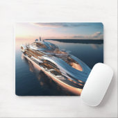 Tapis De Souris Bateau de croisière Concept Souris (Avec souris)
