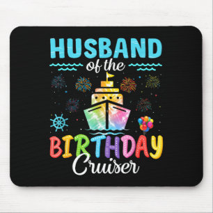 Tapis De Souris Bateau de croisière pour l'anniversaire du mari