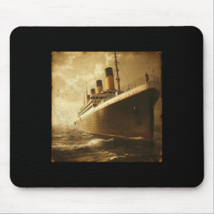 Tapis De Souris Bateau de croisière vintage Rms Titanic hommes pre