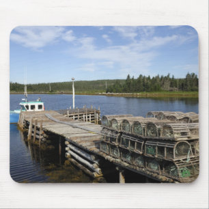 Tapis De Souris Bateau de homard, Mushaboom, Nouvelle-Écosse, Can