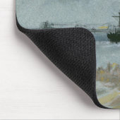 Tapis De Souris Bateau de Joseph Mallord William Turner | échoué, (Coin)
