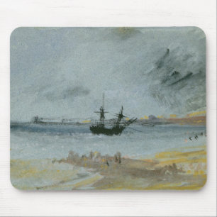 Tapis De Souris Bateau de Joseph Mallord William Turner   échoué,