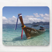 Tapis De Souris Bateau de Longtail - Thaïlande Mousepad (Devant)