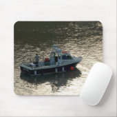 Tapis De Souris Bateau de pêche, Baie Cardiff (Avec souris)