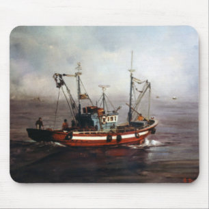 Tapis De Souris Bateau de pêche/Pesqueiro/Bateau de pêche