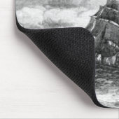 Tapis De Souris Bateau de pirate dans une tempête (Coin)
