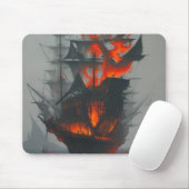 Tapis De Souris Bateau de pirates fantômes perdu (Avec souris)