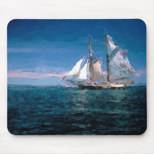 Tapis De Souris Bateau de tondeuse (Devant)