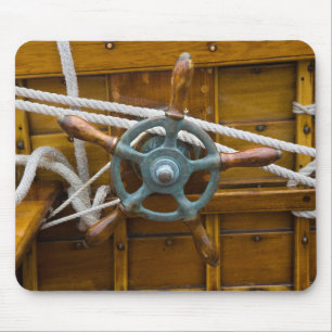 Tapis De Souris Bateau en bois antique