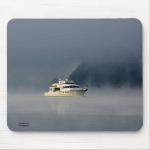 Tapis De Souris Bateau le matin brumeux