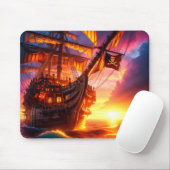 Tapis De Souris Bateau pirate (Avec souris)