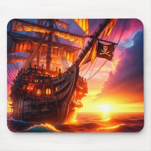 Tapis De Souris Bateau pirate (Devant)
