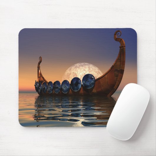 TAPIS DE SOURIS BATEAU VIERGE 2 MOUSEPAD (Avec souris)