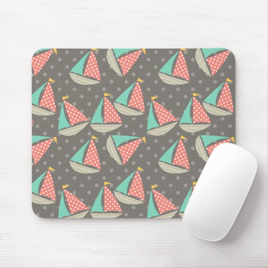 Tapis De Souris Bateaux à voile Whimsail Mousepad (Avec souris)