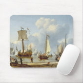 Tapis De Souris Bateaux dans l'eau calme avec des figures du (Avec souris)