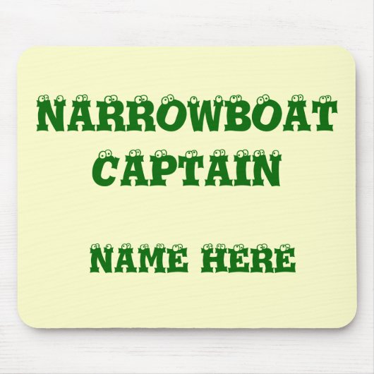 TAPIS DE SOURIS BATEAUX DE CANAL (Devant)