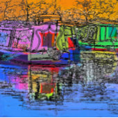 TAPIS DE SOURIS BATEAUX DE CANAL