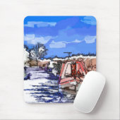 TAPIS DE SOURIS BATEAUX DE CANAL (Avec souris)
