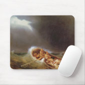 Tapis De Souris Bateaux de Dieppe retournant de la pêche (Avec souris)