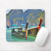 Tapis De Souris Bateaux de Maya Bay (Avec souris)