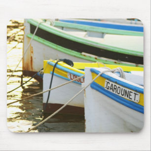Tapis De Souris Bateaux de pêche provençaux typiques peints en