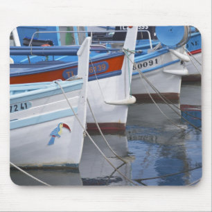 Tapis De Souris Bateaux de pêche provençaux typiques peints en 2
