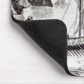 Tapis De Souris Bateaux de Viking (Coin)