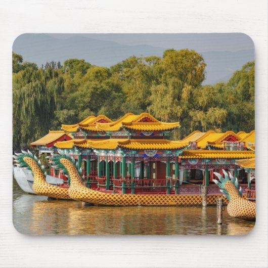 Tapis De Souris Bateaux Dragons Touristiques | Lac Kunming (Devant)