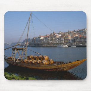 Tapis De Souris Bateaux Rabelo, Porto, Portugal