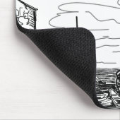 Tapis De Souris bateaux sur l'eau (Coin)