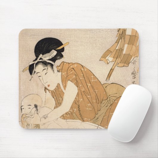Tapis De Souris Bath, période d'Edo (Avec souris)