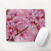 Tapis De Souris Bathed in Pink Japanese Cherry (Avec souris)