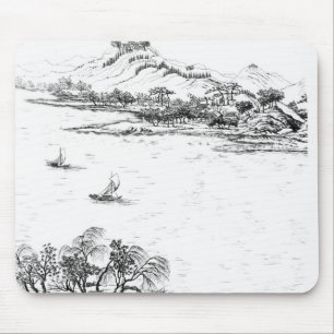 Tapis De Souris Bâti Chang et lac Chou, de 'Anglo-Chi de Jardins