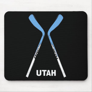 Tapis De Souris Bâtons de hockey de l'Utah