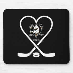 Tapis De Souris Bâtons de la Saint-Valentin des Ducks d'Anaheim No