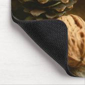 Tapis De Souris Bâtons et étoiles de cannelle de Noël (Coin)