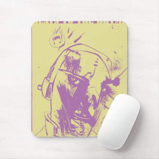 Tapis De Souris Battements Mousepad (Avec souris)
