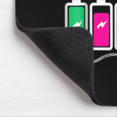 Tapis De Souris Batterie de la vie un enseignant Thanksgiving Noël (Coin)