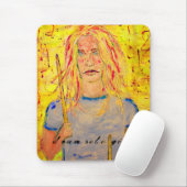 Tapis De Souris batterie solo fille (Avec souris)