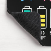 Tapis De Souris Battery life of an ED nurse levels humor (Coin)