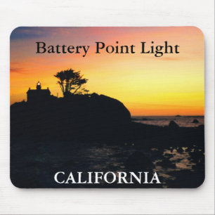 Tapis De Souris Battery Point Light, California Mousepad 2