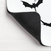 Tapis De Souris Battes de Halloween avec la lune (Coin)