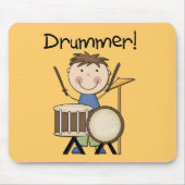 Tapis De Souris Batteur - T-shirts et cadeaux masculins (Devant)