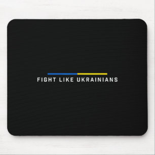 Tapis De Souris Battez comme le drapeau ukrainien ukrainien de sou